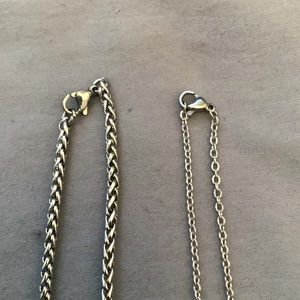 Stainless steel chains, 24"
